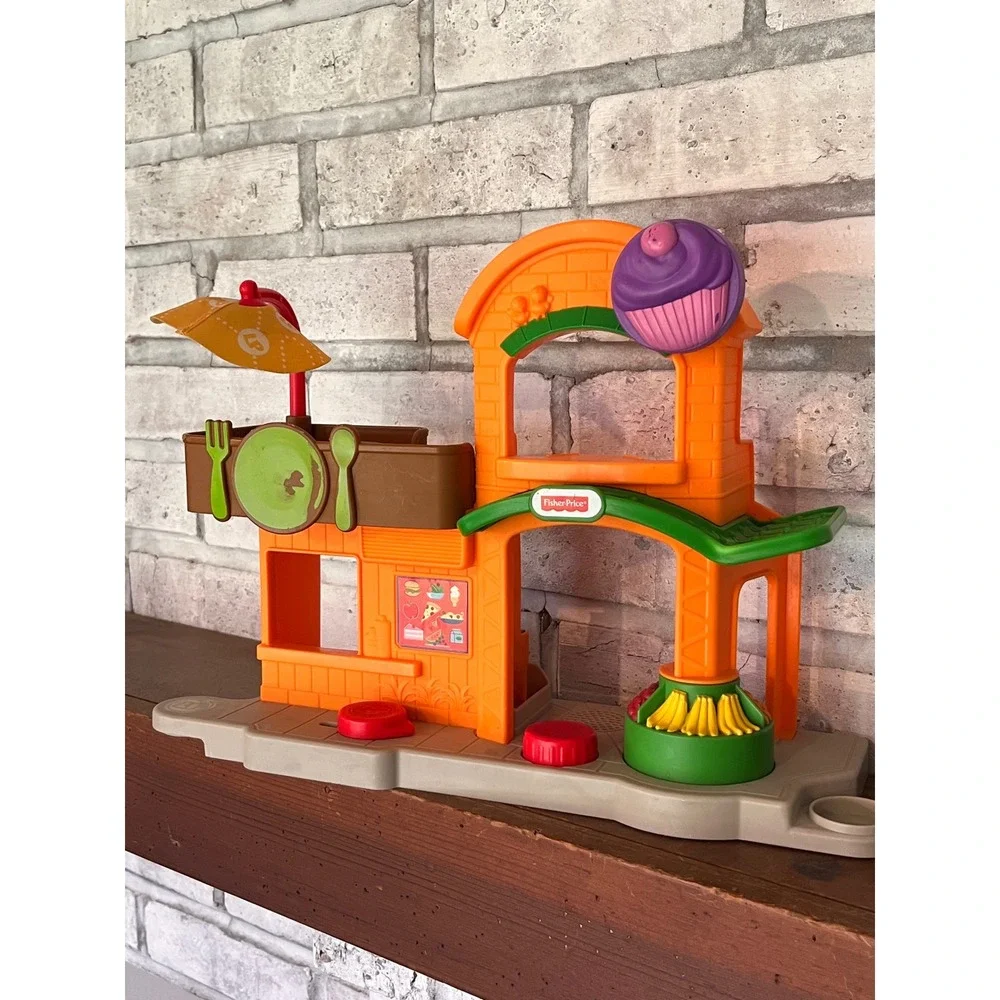 Set of Two Fisher-Price Little‎ People Farmers Market Playsets